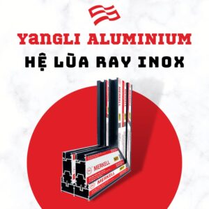 Hệ cửa lùa ray inox